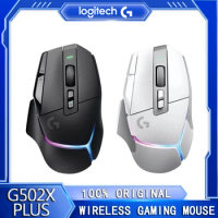 Logitech G502 X Plus RGB Professional Gaming Mouse 25,600DPI Programming Mouse Adjustable Light Synchronizatio For Mouse Gamer