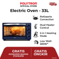 Polytron PEO 33B2B Oven Listrik 33 Liter Low Watt - Biru