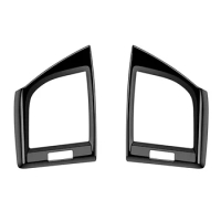 For Toyota Alphard 40 Series 2023+ RHD Bright Black Dashboard Air Condition Vent Outlet Cover Trim Frame Sticker