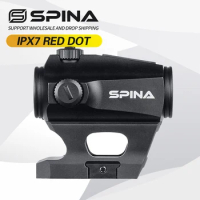 SPINA 1x Optical Hunting Red Dot Sight Scopes &amp; Accessories Riflescope Real Rifle Scope Collimator Sight Waterproof IPX7