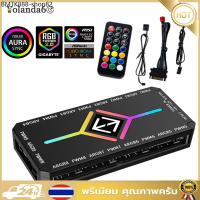 1 ถึง 9 พอร์ต 3 ใน 1 4 ขา PWM แม่เหล็กดูด Hub PWM พัดลมแม่เหล็ก Hub Splitter PWM & ARGB Hub Splitter