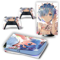 PS5 Skin Sticker Decal Cover for PlayStation 5 Console and 2 Controllers PS5 Disk Skin Sticker Vinyl PS5 Digital skin PS5 Skin