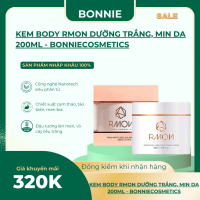 Kem body Rmon dưỡng trắng, min da 200ml - BonnieCosmetics