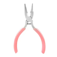 Bending Tool Concave Pliers Semi-round Nose Wire Looping Pliers 4Inch Carbon Steel Long Time Service Precision Pliers Round