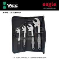 Wera 05020110001 6004 Joker Self-Setting Spanner Set, XS, S, M, L, 4pcs