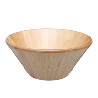 木碗 沙拉盆 料理盤 大號木碗實木圓形木盤圓碗沙拉碗水果碗日式創意果盤瓜果碟子