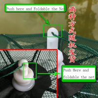 Jaring Pancing Ikan Hexagonal 12 Hole Fishing Net Trap Cage H14572 Pasti Ori