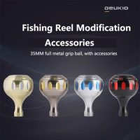 DEUKIO Fishing Reel Handle Knob Dia 35mm Spinning Reel Knob Aluminum Alloy for Shimano Daiwa DIY Accessories