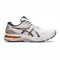 Asics Gel-nimbus 23 [1011B004-100] 男鞋 慢跑 運動 休閒 輕量 支撐 緩衝 白 灰