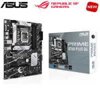 NEW B760 For ASUS PRIME B760-PLUS D4 LGA 1700 DDR4 Motherboard B760 Supports CPU i5 13400f i3 12100f 12400f