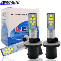 2pcs 880 881 LED Bulbs H27 Car Fog Light DRL Day Lamp H27W2 H27/1 H27/2 6500K 1800LM Auto Day Running Lamp Driving Lamp 12V 24V