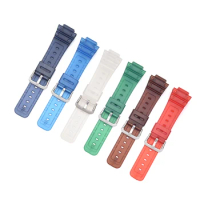 16mm Multicolor PVC Watch Band Strap Fits DW-5600E DW-5700 G5600 5700 GM-5610 / 6900 9052 Series Watchband Replace + Tool
