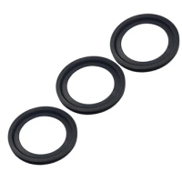 3Pcs RV Trailer Toilet Flush Ball Rubber Seal Ring 385311658 Fit For Dometic 300 310 320 Black