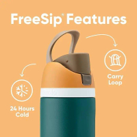 Owala Kids Freesip16Oz (475Ml) Insulated Stainlesssteel Water Bottle Terlaris