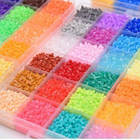 #精选#现货拼拼豆豆手工diy套装3d立体拼豆融合豆女男孩儿童益智6岁拼图玩具Spelling Doudou Handmade DIY Set 3Dgdfgbdayuan