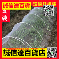 （高品質）500支裝小拱棚支架桿蔬菜骨架育苗花棚玻璃纖維桿彈力棒農用大棚通用