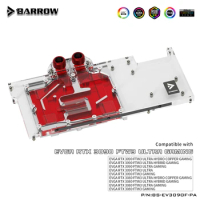 BARROW Full Coverage Water Block use for EVGA RTX3090/3080 FTW3 ULTRA HYDRO COPPER GAMING Cooling GPU card Radiator ARGB Light
