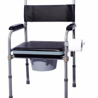 Best Price Steel Commode Toilet Chair with Arms for the Elderly Shower Chair
