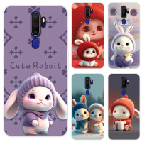 เคส OPPO A5 2020 A9 2020 Soft Cute Rabbit การ์ตูน เคสซิลิโคน โทรศัพท์มือถือ Case