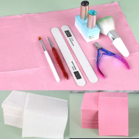 5pcs Nail Art Table Mat Disposable Clean Pads for Nails Care Gel Polish Waterproof Tablecloths Manicure Tool Accessories KES123