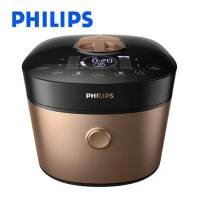 【 Philips 飛利浦 】雙重脈衝智慧萬用鍋/壓力鍋 HD2195 (金小萬)