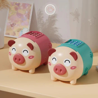 Kids Piggy Bank Cash Box Saving Mini For Money Coin Organizer Candy Machine Euro Capsules Purse Atm Sorter Tirelire Home Decor