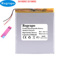 New 3.8V 5500mAh 3510092 3410092 Kid's 3G Tablet Battery PC 3 Wire + Tools