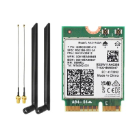 AX211NGW WiFi 6E Tri Band 2.4G/5G/6Ghz Wireless Network Wifi Card Bluetooth 5.3 AX211 M.2 CNVio Wifi