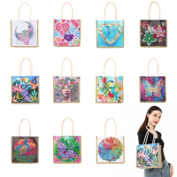 5D Diamond Painting Special Handbag DIY eco-friendly Shopping Storage Bag Foldable Vanvas Bag Household Storage Bag Craft Handba