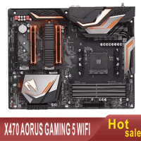 X470 AORUS GAMING 5 WIFI Motherboard Support 7th A-Series CPU ATX X470 Mainboard 100% Tested OK Fully Work
