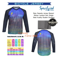 A2004 Baju Sepeda Trek Jersey Tangan Panjang Ukuran M, L, XL, XXL