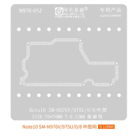 Bảng Mạch AMAOE BGA Stencil, Bảng Mạch Giữa, Lớp Giữa Bo Mạch Chủ, Thích Hợp Cho Note10 5G-G975F, SM