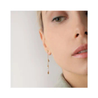 In-stock Spanish Centuries-old Royal Brand Majorica Pearl Earrings Leaves 4mm Square and Elegant