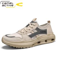 Camel Active New Men's Casual Shoes Pig Suede Spring/Autumn Wedding Wild Retro Lace-up Breathable Men Shoes DX77015
