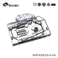 Bykski Water Block For NVIDIA RTX 2070 Founders Edition,Original Public RTX 2060 Super, Full Cover Graphics Card,N-RTX2070-X-V4