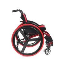 Lightweight Manual Foldable Sport Wheelchair Disabled Wheelchair for Cerebral Palsy