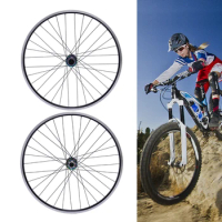 27.5"/69.9cm Wheelset Mountain Bike Wheels MTB Front Rear Wheels Aluminum Alloy Hub Rim Wheel Set Fit Cassette Bicycle