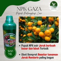 PUPUK PELEBAT PENYUBUR JERUK TERBAIK - NPK GAZA - Pupuk Khusus Tanaman Jeruk – Daun Lebat, Buah Mani