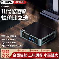 【咨詢客服有驚喜】i7 11390H迷你電腦主機11代微小型mini臺式辦公游戲掌上便攜工控