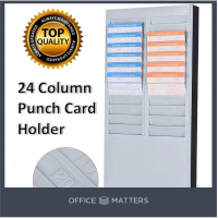 [Office Matters] [Ready Stock] Punch Card Rack / Punch Card Holder / Time Recorder 25 / 50 Slots