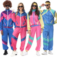 Multiple Sexy Hippie Costume Couples Retro 70s Rock Disco Hippie Outfit Clubwear Cosplay Carnival Halloween Fancy Party Dress