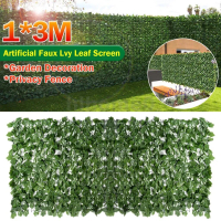LOCAL Leaf Fence 、 Faux Ivy Leaf Artificial  Artificial Faux Ivy Leaf Privacy Fence Screen Hedge Dec