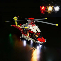 LED for LEGO 42145 H175 Helicopter Blocks Bricks USB Lights Kit With Battery Box-（Not include Lego Bricks)