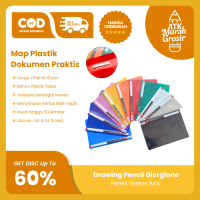 1 PAK Map Business File / Dokumen Plastik Snelhecter RR A4 isi 12 pcs