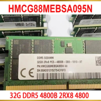 1 Pcs For SK Hynix RAM 32GB 32G DDR5 4800B 2RX8 4800 Notebook Memory HMCG88MEBSA095N