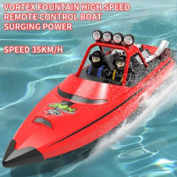 TY725 RC Boat TURBOJET PUMP High-Speed Remote Control Jet Boat Low Battery Alarm Function Adult Children Toys Gift