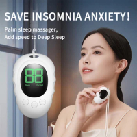 Microcurrent Intelligent Sleep Device Handheld Low Frequency Pulse Stress Reduction Sleeping Aid Insomnia Improve Mood Anxiety