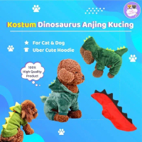 Baju Dino Kostum Hewan Anjing Kucing Lucu Dinosaurus Dog Cat Shirt Cosplay
