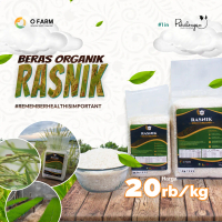 Beras Putih Organik Rasnik by O Farm - Makanan - Rice, Food