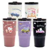 【AURA 艾樂】三麗鷗聯名_真陶瓷隨行杯800ml(激凍杯/冰壩杯/保冰保溫)